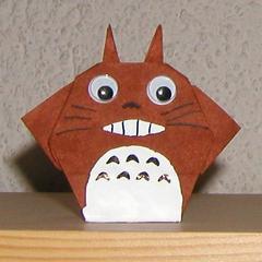 Totoro origami photo